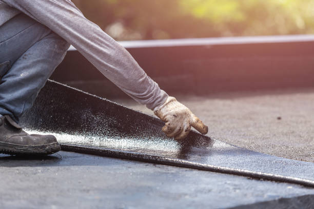 Professional Emergency Waterproofing technician working in Unionville Center, OH